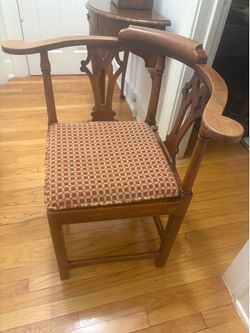 19th Century Georgian Mahogany Corner Chair – Pristine Condition