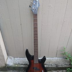 Samick Artist Series 1995 Sunburst Cheap Bass Guitar

