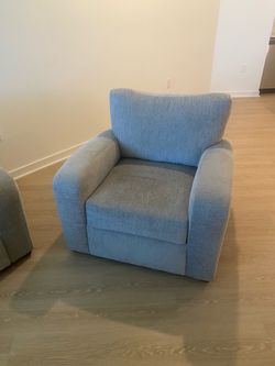 Light grey sofa chair