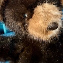 Natural Mahogany Demi Buff Mink Fur Teddy Bear