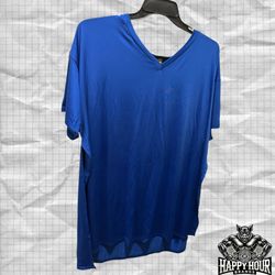 Daisy T-Shirt Women's Royal Blue Essential-T Short Sleeve V-Neck Size 2X