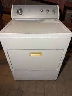 Dryer Electric Whirlpool White