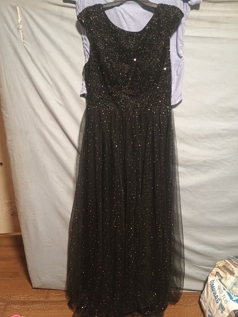 Black Long Lace Nice Dress Women