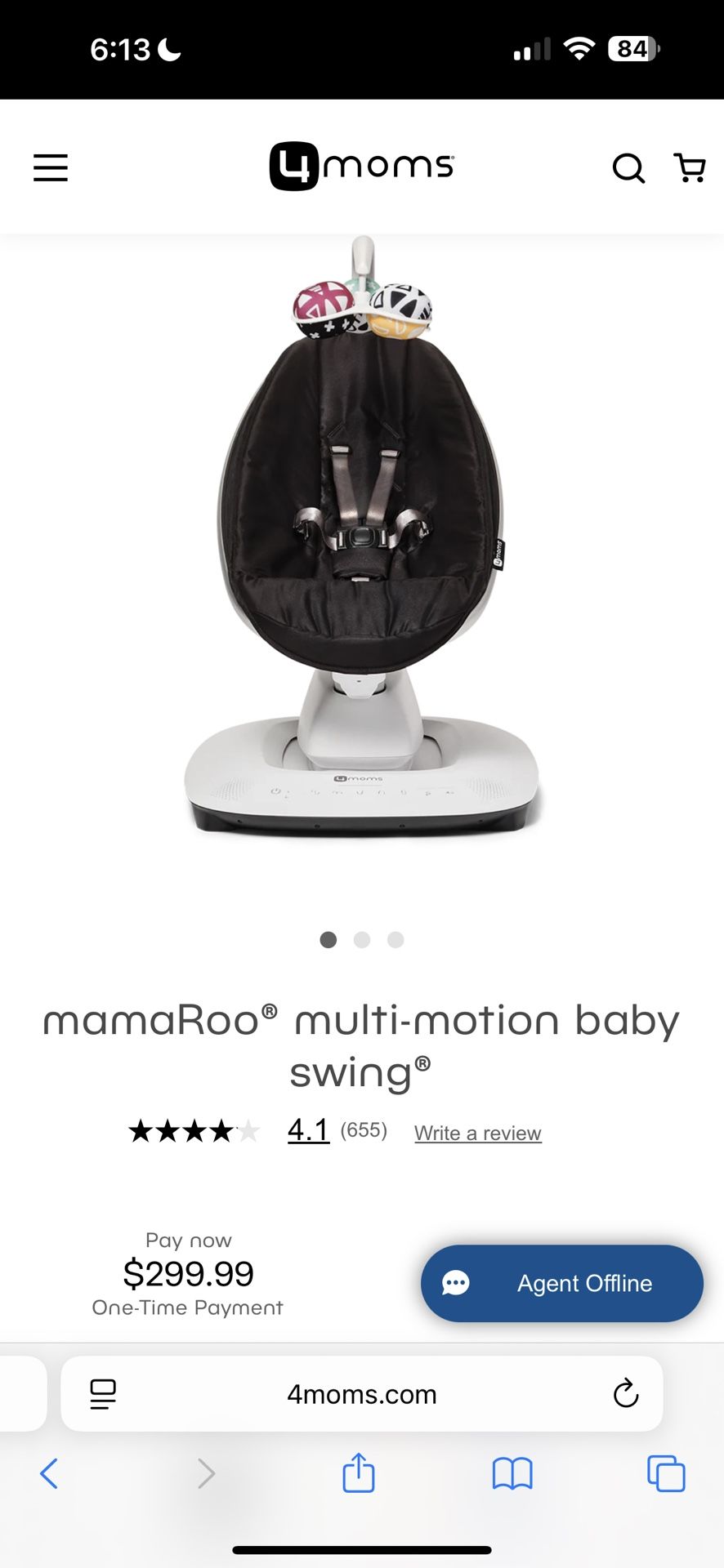 MamaRoo Baby Swing