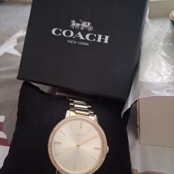 Gold Tone Coach Watch