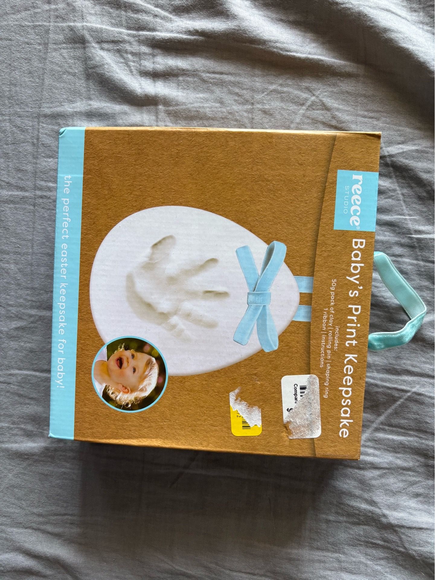 Baby clay keepsake