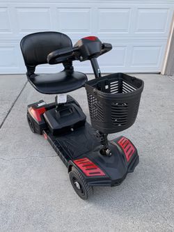 Pride Scout 4 Mobility Scooter with New Batteries and Charger 
