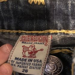 True Religion Jeans Size 26 