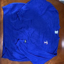 Blue Sweatshirt With Logo 