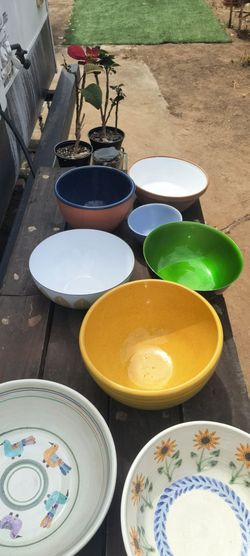 Stoneware Bowls, Vintage