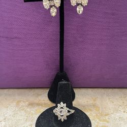 Vintage Ring & Matching Earrings 