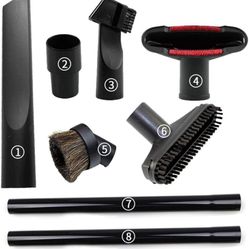 1 1/4" Vacuum Attachments for Shop vac Accessories Household Cleaning Kit With Adapter