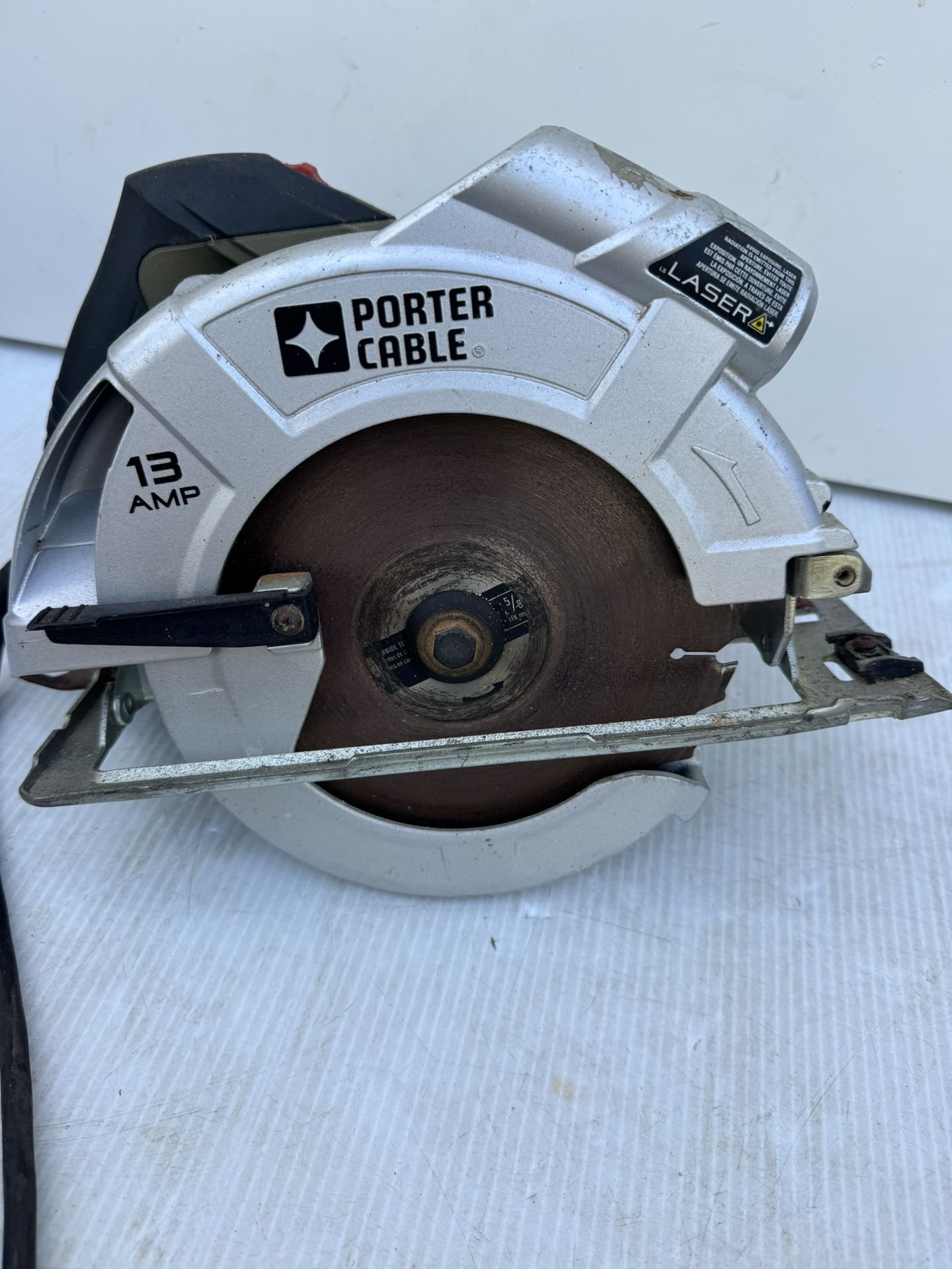 Porter Cable PC13CSL 7 1/4" Circular Saw 13 Amp Corded - Tested Works