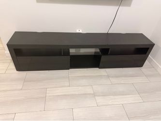 79” Modern Black TV Stand / Media Console – Great Condition