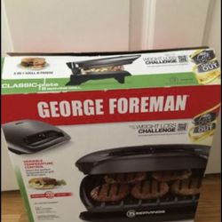 george foreman grill 2 in 1. New!