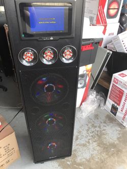 Equipo Con 3 Bocinas 10" Y Tablet.. Obtén Todos Los Karaokes Gratis Con Tu Wifi O Hotspot