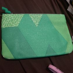 Green coin bag