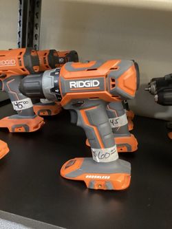 Ridgid 18v Brushless 1/2 Drill  (Tool-Only) $60