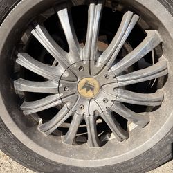 Four after market rims