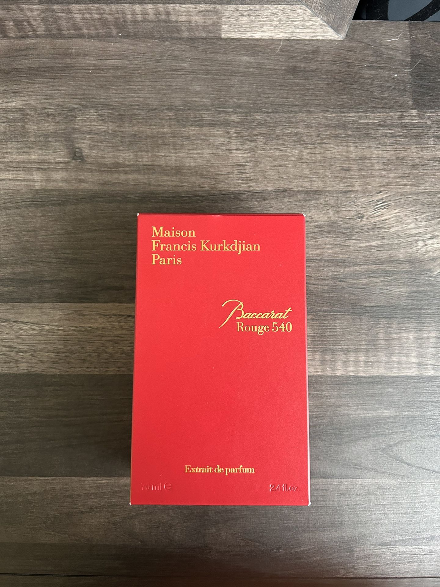 Baccarat Rouge 540 cologne
