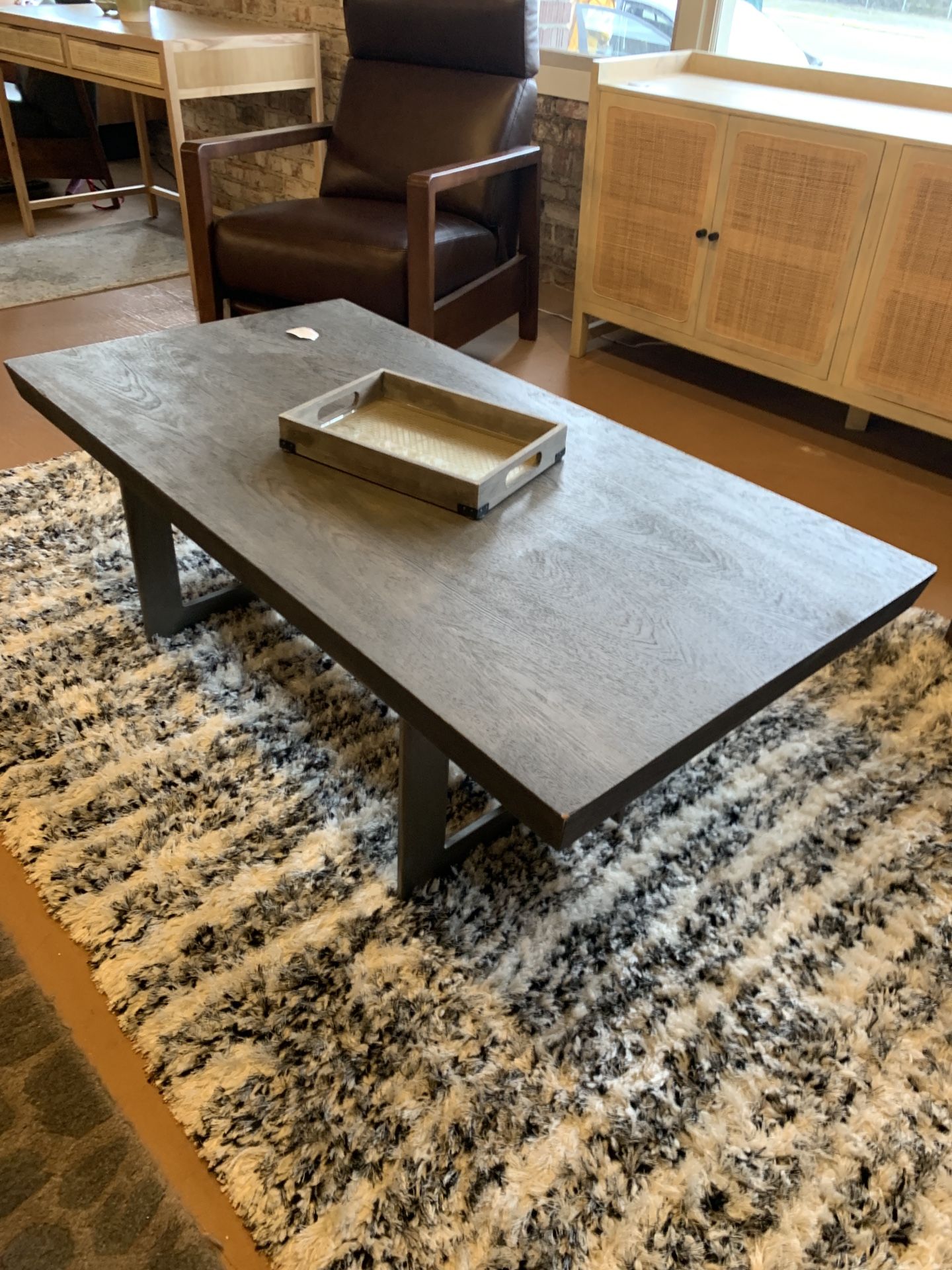 Dark Wood Coffee Table