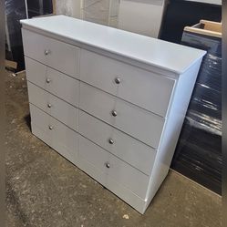 Eight drawers dresser with rails / 8 drawers dresser with rails