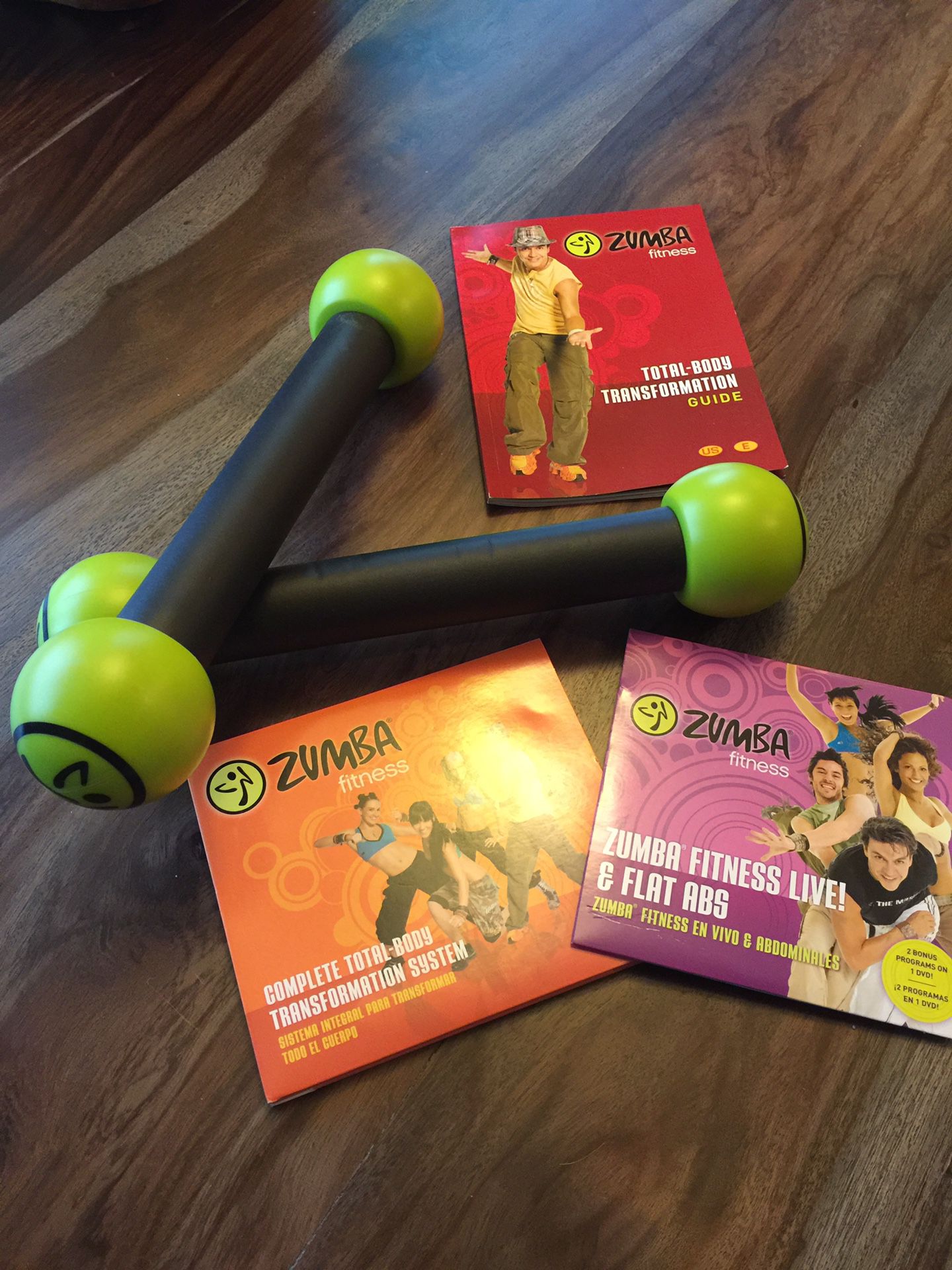 Zumba shake weights exercise equipment