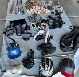 Sports Equipment-Lacrosse, Baseball. Moto