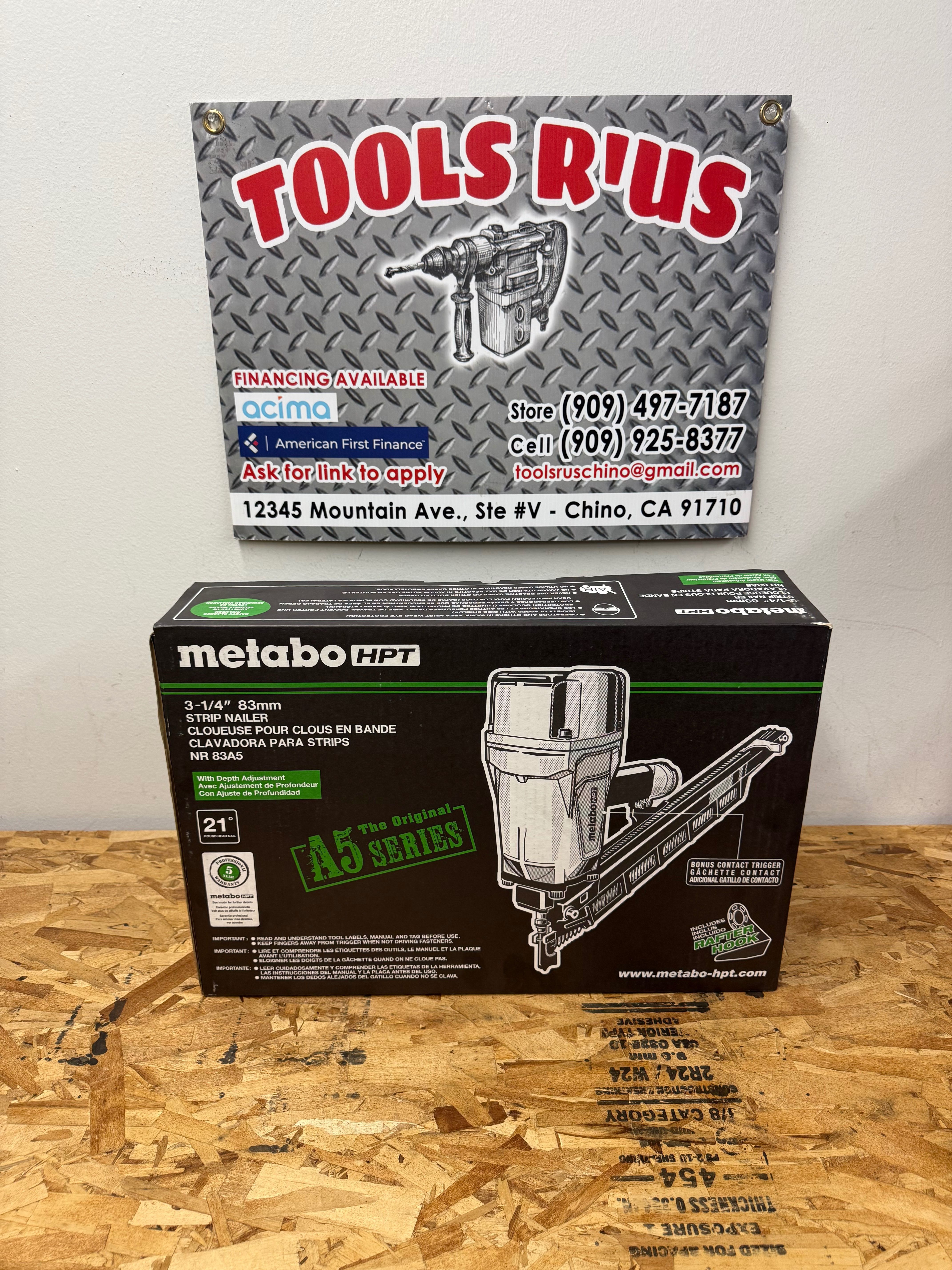 METABO HPY NR83A5 21 Framing Nailer**(FINANCIAMOS/WE FINANCE)**