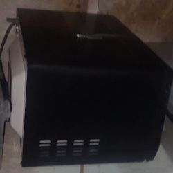 Large Black Microwave
