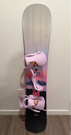 Burton hideaway women’s snowboard with bindings