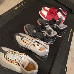 All 3 pair are size 11 AirMax 95 and Jordan’s