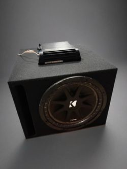 Kicker Amp + 12" Subwoofer Bundle - DX125.2 + Comp 12