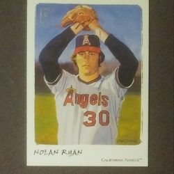 2002 Topps Nolan Ryan California Angels #191 Gallery Baseball Card Vintage Collectible Sports MLB