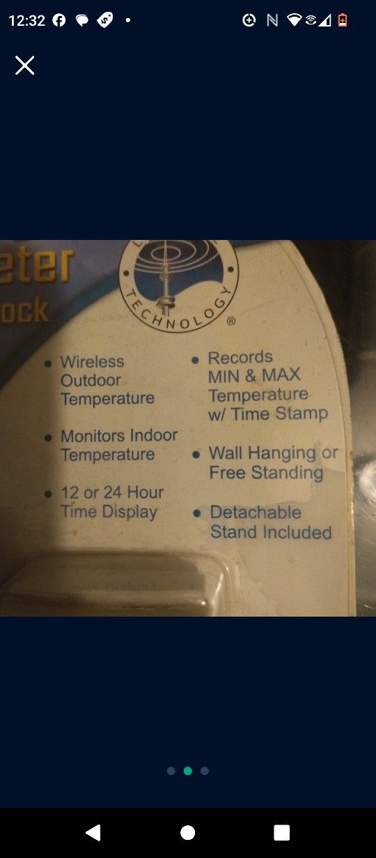 Wireless Clock And Thermometer