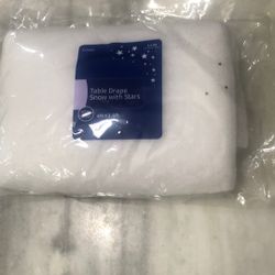 Snow Table Cover. 