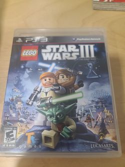 Playstation 3 game star wars 3 the clone wars