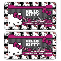 Hello Kitty Plastic*** Licence Plate Holder 2pc 