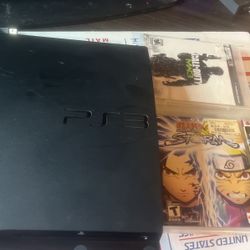 PS3 Slim 320 Gig W 3 Games And One Control