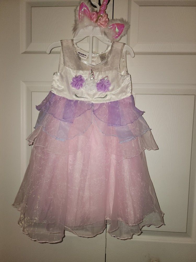 Unicorn Dress 4t