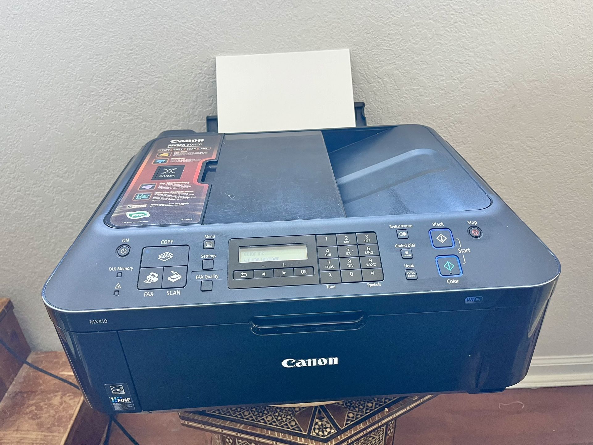 Canon PIXMA MX410 WiFi All-In-One Inkjet Printer/Copy/Scan (Tested & Working)