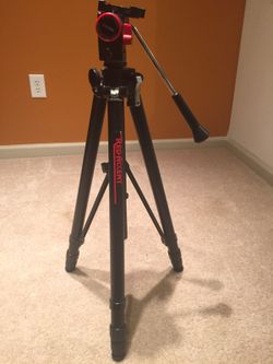 red accent tripod