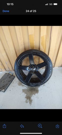 24” Rims And Tires