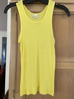Women’s Yellow Tank Top Small