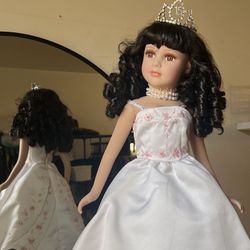 Porcelain Quinceañera Doll