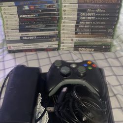 Xbox 360 With 31 Games 