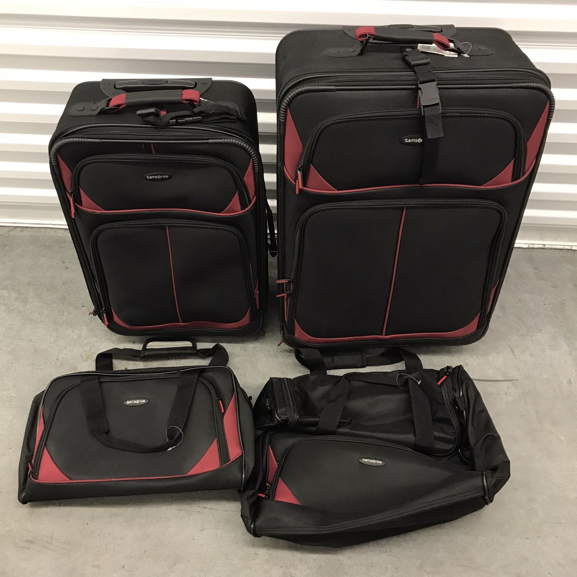 Luggage Set Samsonite Tessera 2 Black 4 Piece