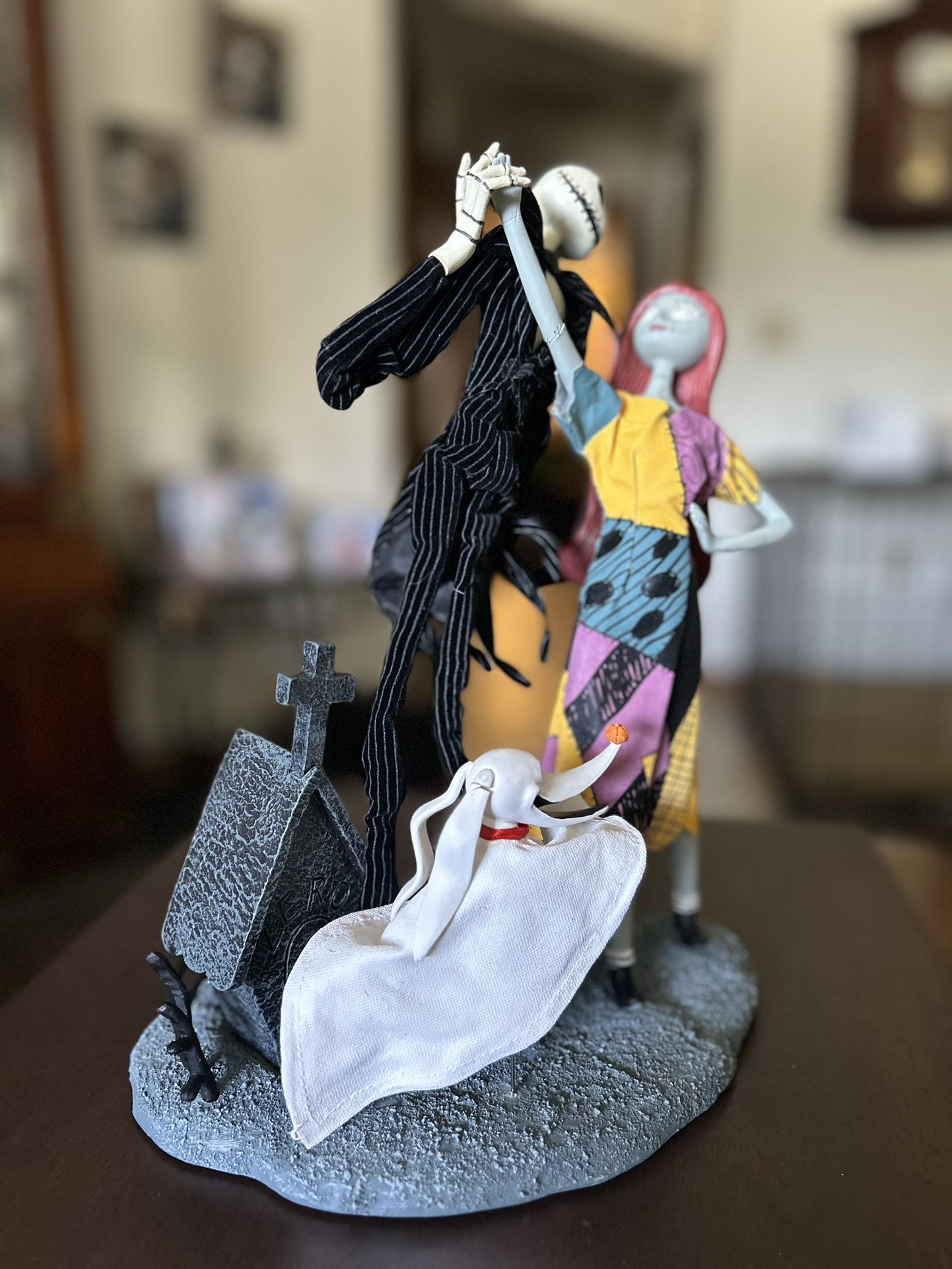Possible Dreams Disney 25th Anniversary Jack Sally Zero Figurine