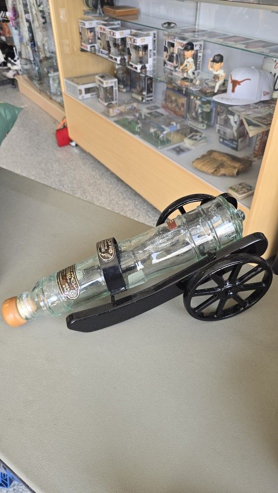 Cannon tequila bottle holder