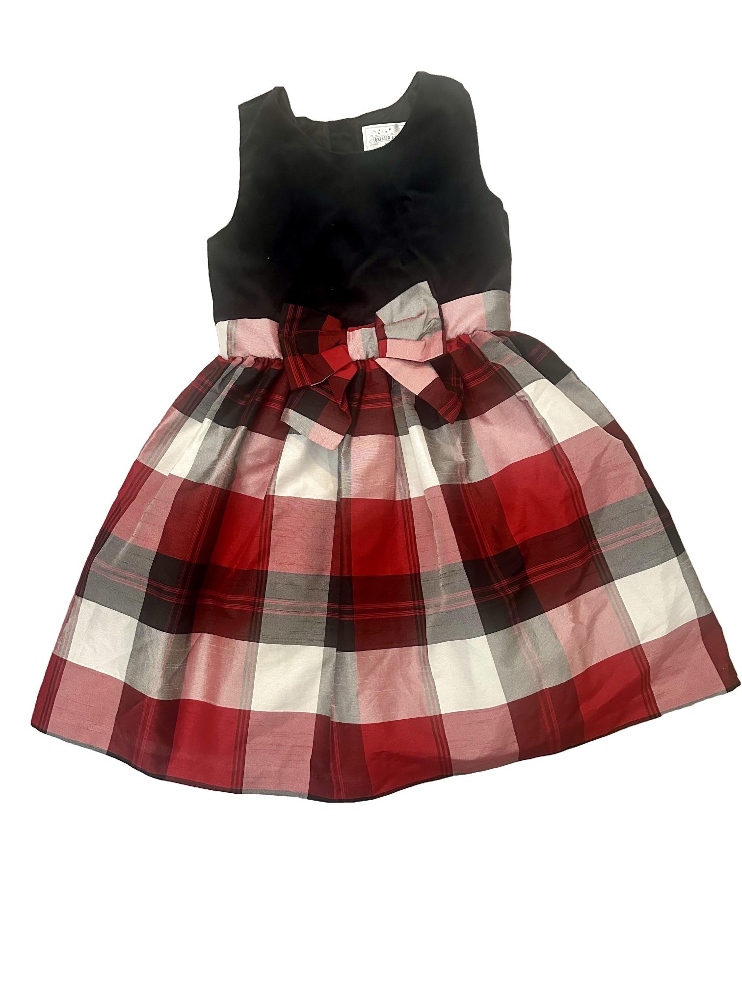 NWT Gymboree Fit & Flare Plaid Dress Girls Sz 8 MSRP $59.95